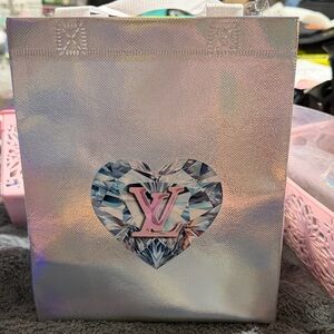 Pink & Black 6 piece matching tumbler. Pouch, mirror, keychain, pen & tote.